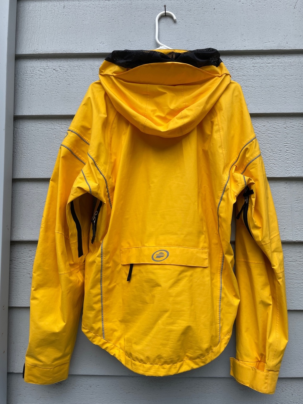 Performance Gore-Tex Cycling Jacket with Hood, Men’s Size Small, Yellow - Picture 4 of 6